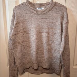 Old Navy Taupe Crewneck Sweater